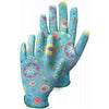 Nitrile Work Gloves, Textured, Light Blue, Women's S
