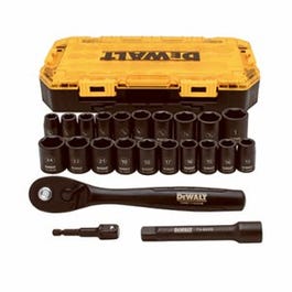 23-Pc. Impact Socket Set, 1/2-In. Drive