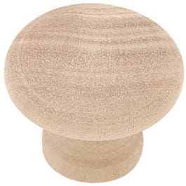 1.25-In. Round Wood Cabinet Knob