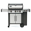 Genesis II S-335 3-Burner LP Gas Grill, 39,000-BTUs + Side & Sear Burners, Stainless Steel