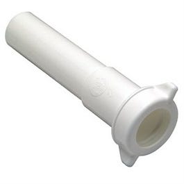 Lavatory Drain Extension Tube, With Nut & Washer, Plastic, 1.25-In. O.D. Tube x 8-In.