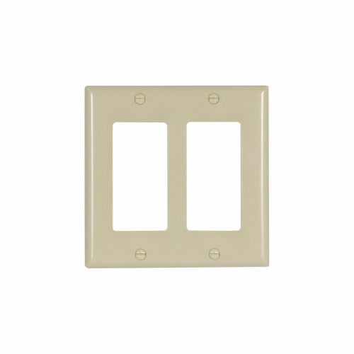 Eaton Cooper Wiring Decorator / GFCI Wallplate, Ivory