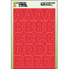 House Address Set, Self-Stick, Red, 2-In. Numbers & Letters