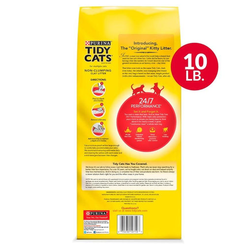 Tidy Cats Non Clumping 24/7 Performance MultiCat Long Lasting Odor Control Cat Litter