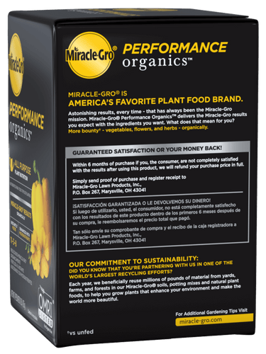 Miracle-Gro® Performance Organics® All Purpose Plant Nutrition