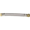 Push-On Water Heater Hose, 3/4 x 3/4 FIP x 18-In.