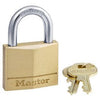 1-9/16-In. Solid-Brass Keyed Padlock