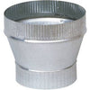 Furnace Taper Increaser, Galvanized, 24-Ga., 7 x 8-In.