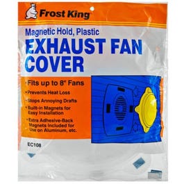 Exhaust Fan Cover, Plastic, 10-1/4-In. Diam.