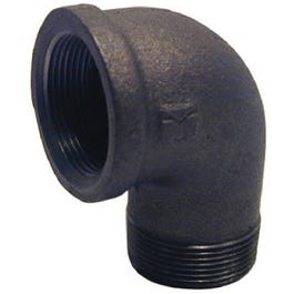 Black Pipe Street Elbow, 90 Degree, .75-In.