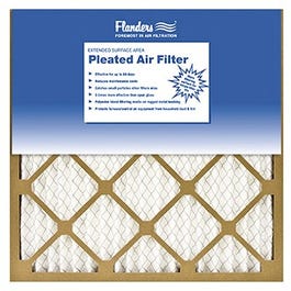 Pinch-Pleated Furnace Filter, 14x25x1-In.