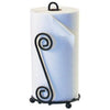 Paper Towel Holder, Black Scroll