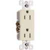 15A/125V Premium Light Almond Decorator Outlet