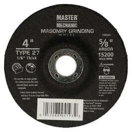 Masonry Grinding Wheel, 4 x 1/8 x 5/8-In.