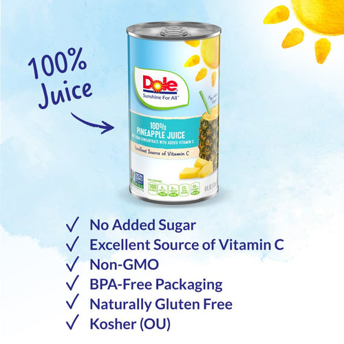 Dole® Canned 100% Pineapple Juice*