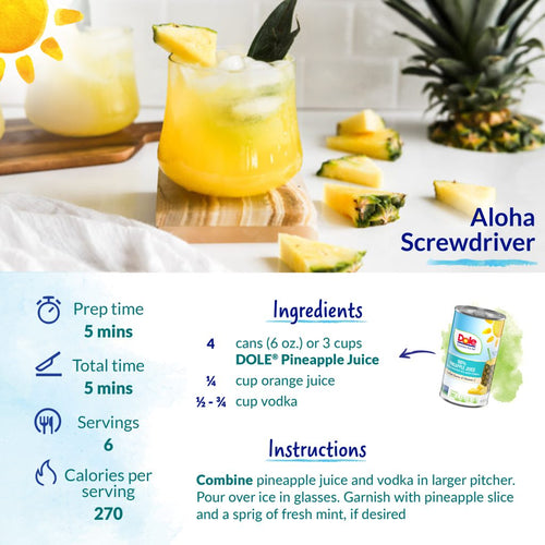 Dole® Canned 100% Pineapple Juice*