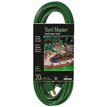 Coleman Cable 02352 Green Outdoor Extension Cord, 16/3 ~ 20ft