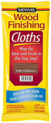 CLOTH 8PK WALNUT WOOD FINISH