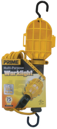 6ft  WORKLIGHT YELLOW  18/2 SJTW CORD