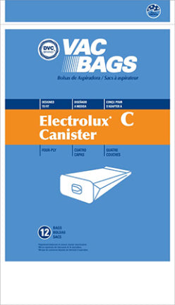 VACUUM BAG ELECTROLUX X C 12PK TANK