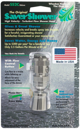 DLX SHOWERSAVER SHOWER HD W/PUSH BUTTON