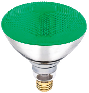 100 WATT PAR 38 FLOOD BULB GREEN