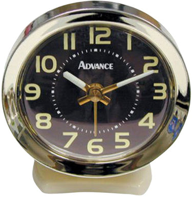 CLOCK ALARM KEYWND METAL GD/IV