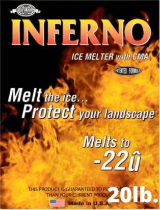 Inferno Ice Melt - Fast-Acting - Eco And Pet Friendly -22 °F Deicer