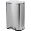 Honey Can Do 50 Liter Stainless Steel Step-On Wastebasket