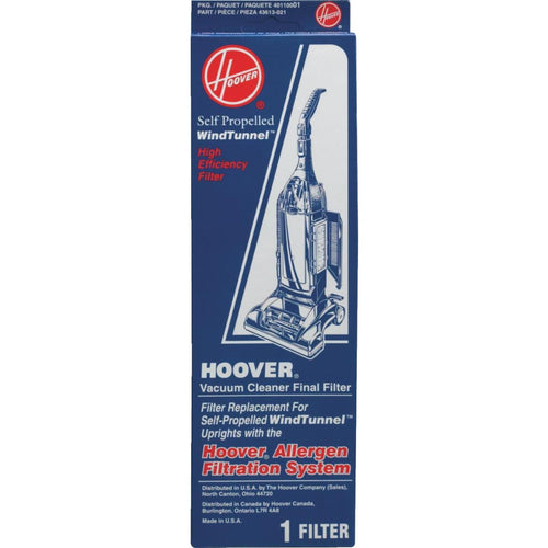 Hoover Final High Efficiency Self Propelled WindTunnel Upright Vacuum Filter