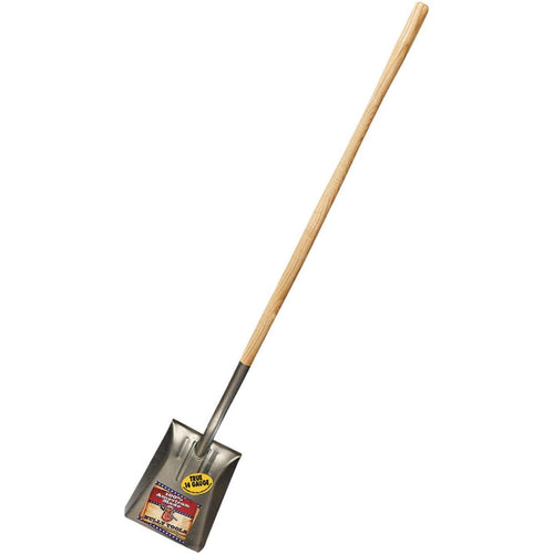 Bully Tools 46 In. Wood Handle Square Point Shovel