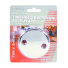World & Main/Cranbury 373220 C2291 Ch 2hole Overflow Plate