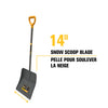 Garant 14-Inch Polypro Blade Snow Shovel, Resists to Wear for Intensive Use