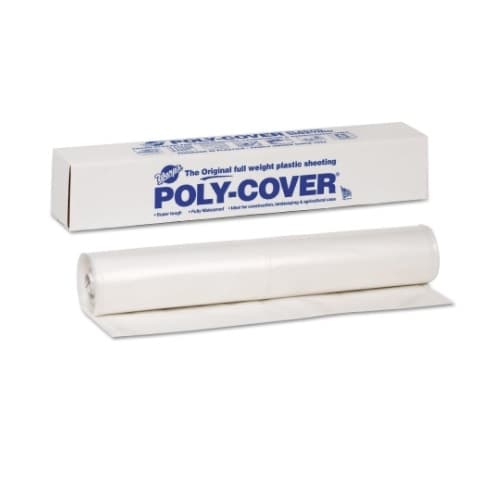 Warp Poly-Cover Plastic Sheets, 4 Mil